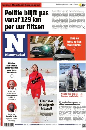 Cover of Het Nieuwsblad