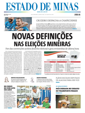Cover of Estado de Minas (Brazil)