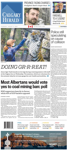 Cover of Calgary Herald