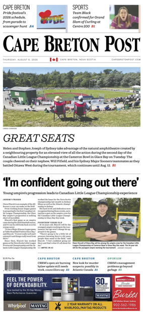 Cover of Cape Breton Post