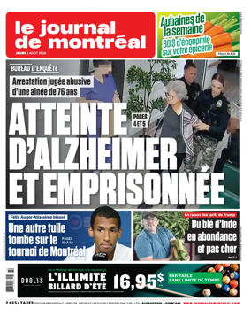 Cover of Le Journal de Montreal
