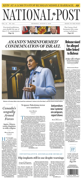 Cover of National Post - (Latest Edition)