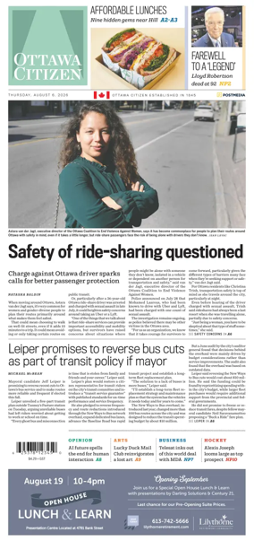 Cover of Ottawa Citizen