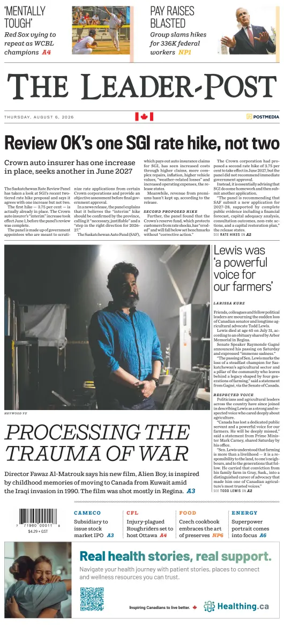 Cover of Regina Leader-Post
