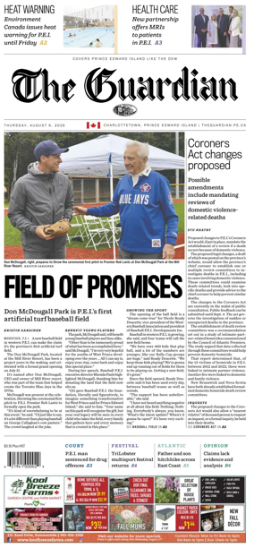 Cover of The Guardian (Charlottetown)