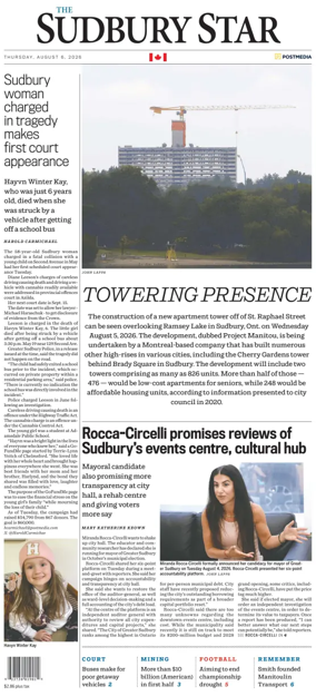 Cover of The Sudbury Star