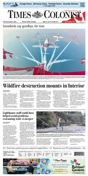 Cover of Times Colonist