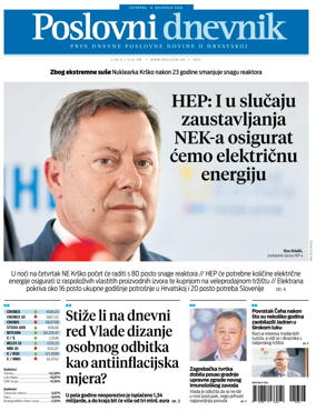 Cover of Poslovni Dnevnik