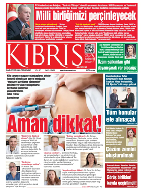 Cover of Kibris Gazetesi