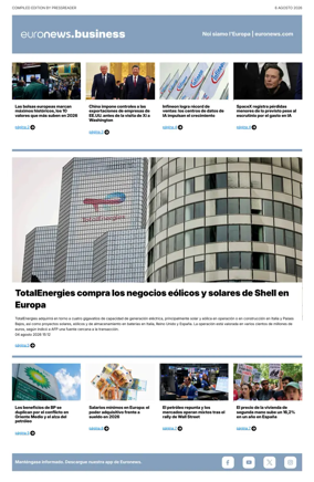 Cover of Euronews Business (Spanish) Compiled Edition