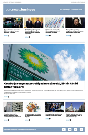 Cover of Euronews Business (Turkish) Compiled Editions