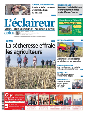 Cover of L'Eclaireur (Vimeu Trois villes soeurs Vallee de la Bresle)