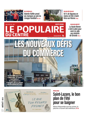 Cover of Le Populaire du Centre (Haute-Vienne)