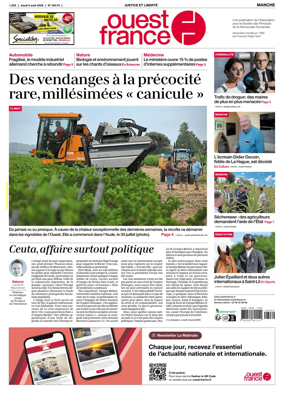 Cover of Ouest France (Manche)