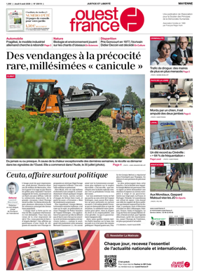 Cover of Ouest France (Mayenne)
