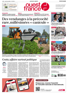 Cover of Ouest France (Pays d'Auge)