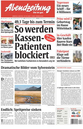 Cover of Abendzeitung Munchen
