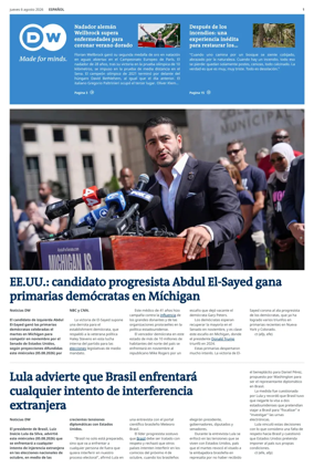 Cover of Deutsche Welle (Spanish edition)