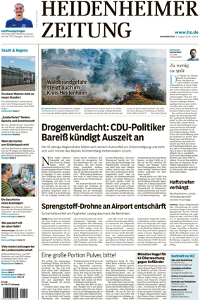 Cover of Heidenheimer Zeitung