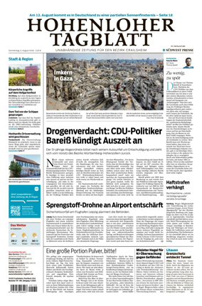 Cover of Hohenloher Tagblatt