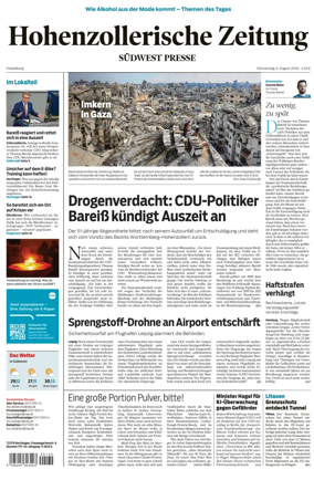 Cover of Hohenzollerische Zeitung