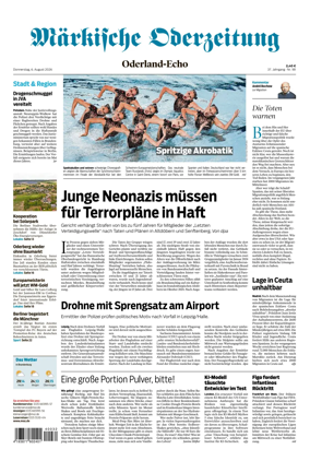 Cover of Markische Oderzeitung Oderland-Echo