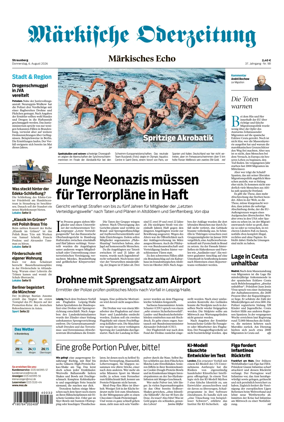 Cover of Markische Oderzeitung Strausberg