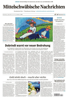 Cover of Mittelschwaebische Nachrichten