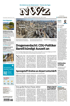 Cover of NWZ – Neue Wurttembergische Zeitung