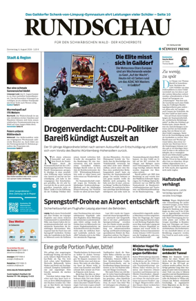 Cover of Rundschau fur den Schwabischen Wald – Der Kocherbote