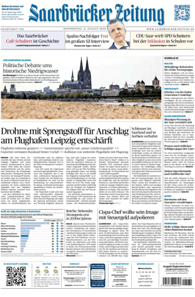 Cover of Saarbruecker Zeitung