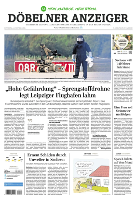 Cover of Sachsische Zeitung (Dobeln)