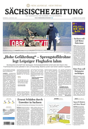 Cover of Sachsische Zeitung (Rodertal)