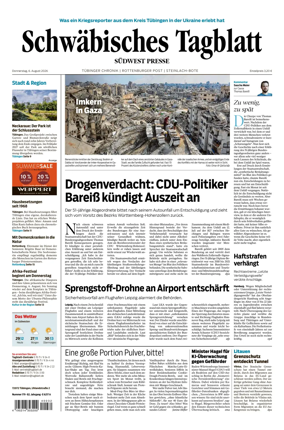 Cover of Schwabisches Tagblatt - Tubinger Chronik