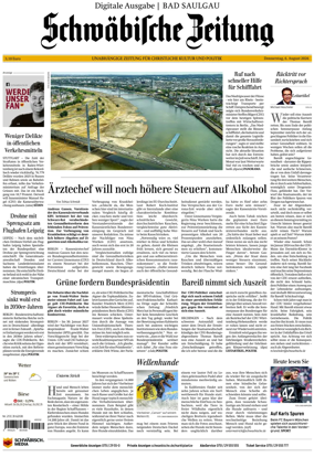 Cover of Schwabische Zeitung (Bad Saulgau)