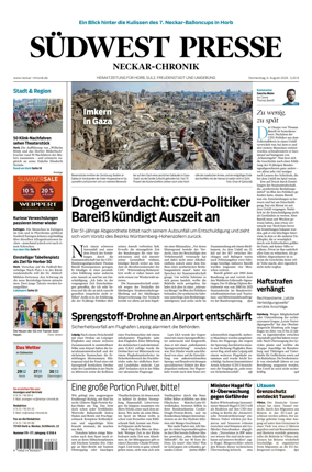 Cover of SUDWEST PRESSE - Neckar-Chronik