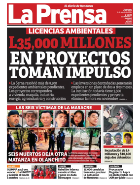 Cover of Diario La Prensa