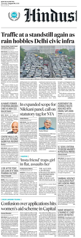 Cover of Hindustan Times (Delhi)