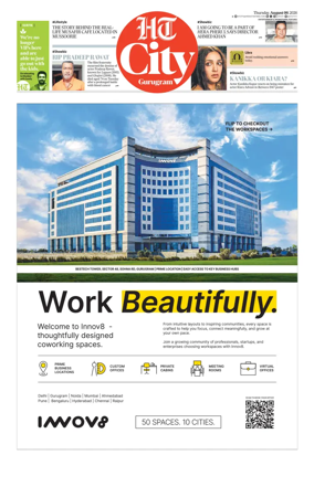 Cover of Hindustan Times (Gurgaon) - City