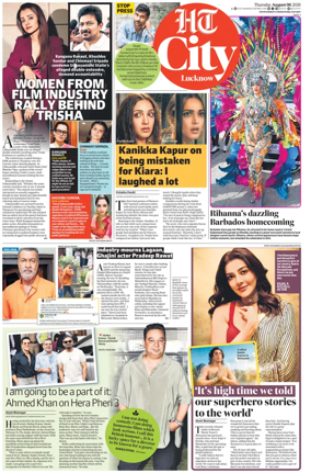 Cover of Hindustan Times (Lucknow) - Live