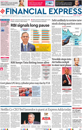 Cover of The Financial Express