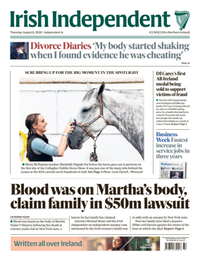 Cover of Irish Independent