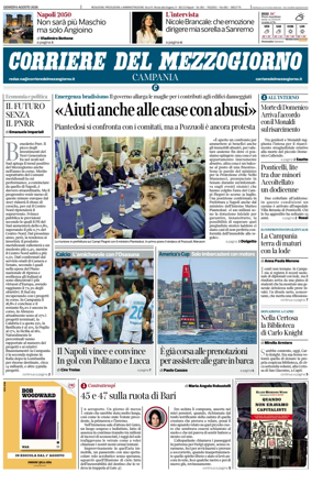 Cover of Corriere del Mezzogiorno (Campania)