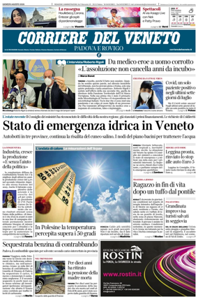 Cover of Corriere del Veneto (Padova e Rovigo)