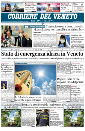 Cover of Corriere del Veneto (Treviso e Belluno)
