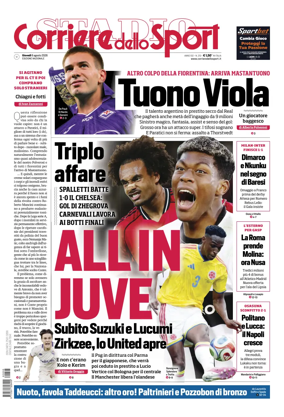 Cover of Corriere dello Sport