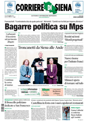Cover of Corriere di Siena