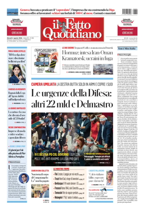 Cover of Il Fatto Quotidiano