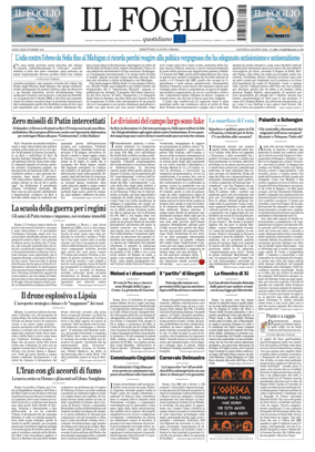 Cover of Il Foglio Quotidiano