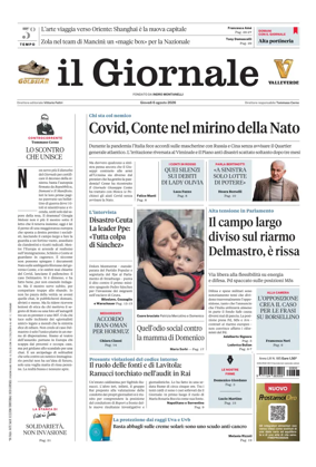 Cover of Il Giornale (Italy)